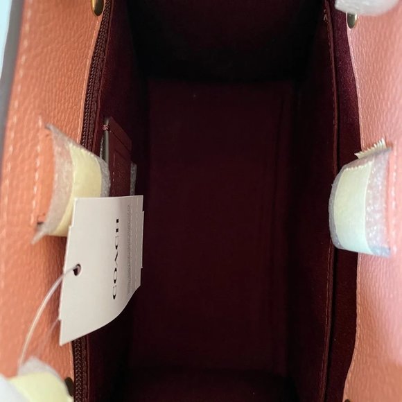 Coach CC421 Dempsey Tote 22 With Creature Patches Leather Candy Pink cat - Picture 6 of 10